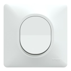 Schneider Ovalis - Interrupteur va et vient complet blanc - Réf : S320204-P