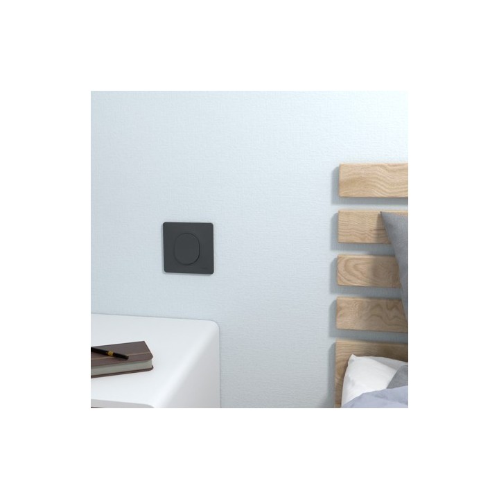 Schneider Probox Ovalis - 30 Prises + 10 Va-et-vient + 40 Plaques + 40 Boîtes dont 20 OFFERTES - Anthracite - Réf : PBXNOVA