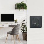 Schneider Ovalis - Chargeur USB type A 7,5W + C 45W complet anthracite - Forte puissance type C - Réf : S340403-P
