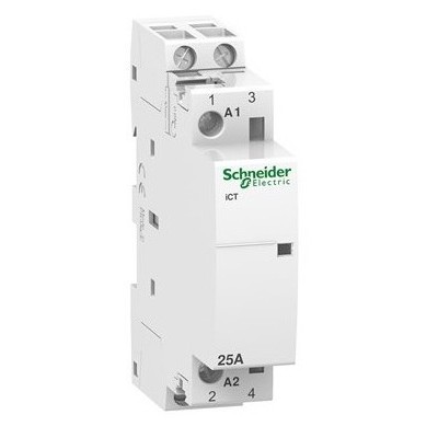 Schneider - Acti9 - Contacteur iCT - 25A - 2NO - 230/240V - 50Hz - Réf : A9C20732