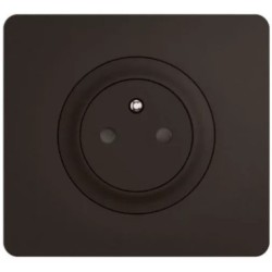 Legrand Céliane - Prise de courant standard - Ensemble à composer - 16A 250V 2P+T - Noir - Réf : CM0111E