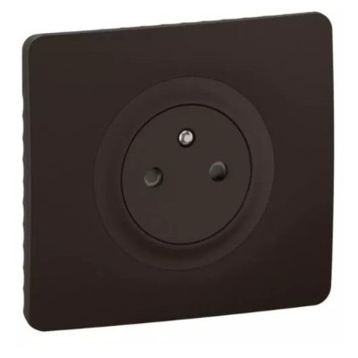 Legrand Céliane - Prise de courant standard - Ensemble à composer - 16A 250V 2P+T - Noir - Réf : CM0111E
