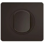 Legrand Céliane - Interrupteur ou va-et-vient 10AX 230V~ - Ensemble à composer - Noir - Réf : CM0001-PN