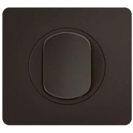 Legrand Céliane - Poussoir inverseur complet NO+NF - Noir - Réf : CM0031-PN
