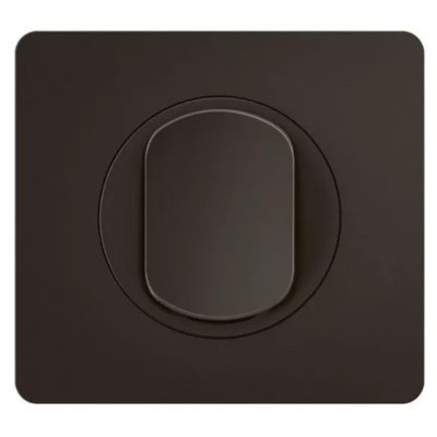 Legrand Céliane - Poussoir inverseur complet NO+NF - Noir - Réf : CM0031-PN
