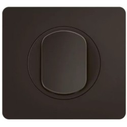 Legrand Céliane - Poussoir inverseur complet NO+NF - Noir - Réf : CM0031-PN