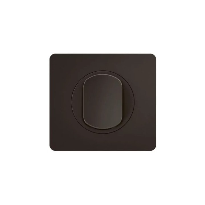 Legrand Céliane - Poussoir inverseur complet NO+NF - Noir - Réf : CM0031-PN