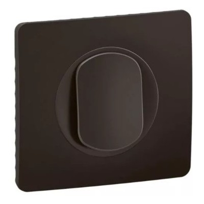 Legrand Céliane - Poussoir inverseur complet NO+NF - Noir - Réf : CM0031-PN