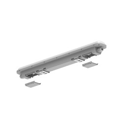 Miidex Lighting - 4 Boitiers étanches LED intégrées dont 2 OFFERTS - Traversant - 4000°k - 50W - IP65 - 1500mm - Réf : 101059(4)