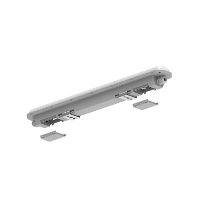 Miidex Lighting - Boitier étanche LED intégrées - Traversant - 4000°k - 50W - IP65 - 1500mm - Réf : 101059