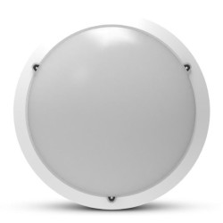 Miidex Lighting - Hublot E27 Blanc - Ø300 - IP65 - Réf : 101078