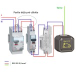 Legrand - Kit recharge pour véhicule électrique + Compteur énergie 45A + Prise Green Up Access saillie -Réf: 069785L-02-Précablé