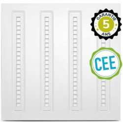 Miidex Lighting - Dalle LED - Blanc - CEE 595x595 - 30W - 4000K - DALI/PUSH - Garantie 5 ans - Réf : 100749