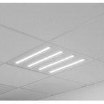 Miidex Lighting - Dalle LED - Blanc - CEE 595x595 - 30W - 4000K - DALI/PUSH - Garantie 5 ans - Réf : 100749