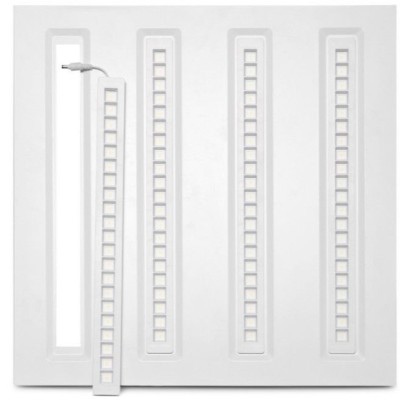 Miidex Lighting - Dalle LED - Blanc - CEE 595x595 - 30W - 4000K - DALI/PUSH - Garantie 5 ans - Réf : 100749