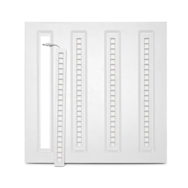 Miidex Lighting - Dalle LED - Blanc - CEE 595x595 - 30W - 4000K - DALI/PUSH - Garantie 5 ans - Réf : 100749