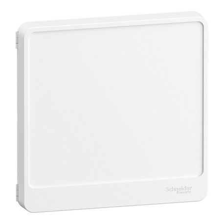 Schneider - Resi9 - Porte Styl blanche - 13 Modules - 1 Rangée - Réf : R9H13421