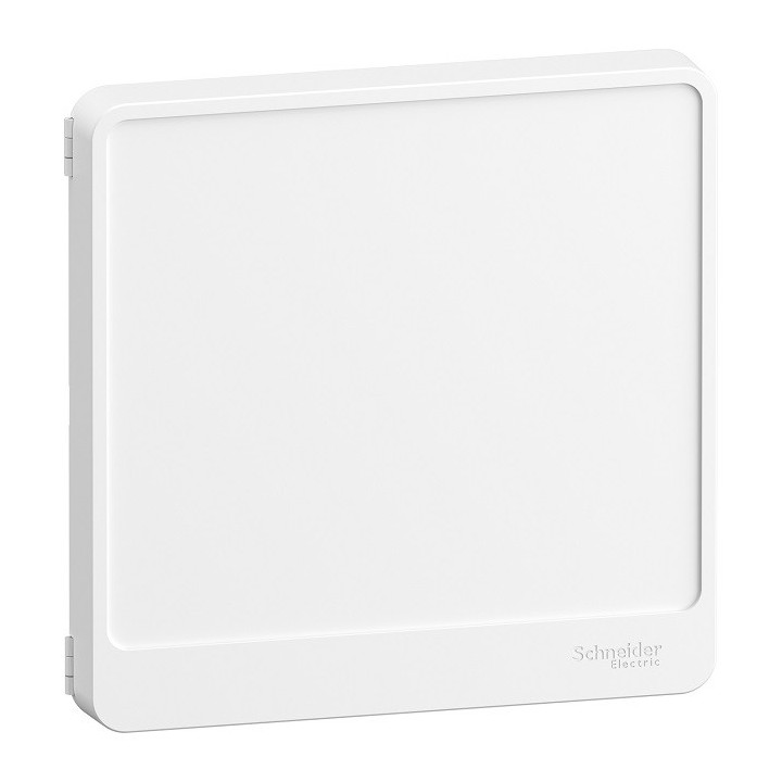 Schneider - Resi9 - Porte Styl blanche - 13 Modules - 1 Rangée - Réf : R9H13421