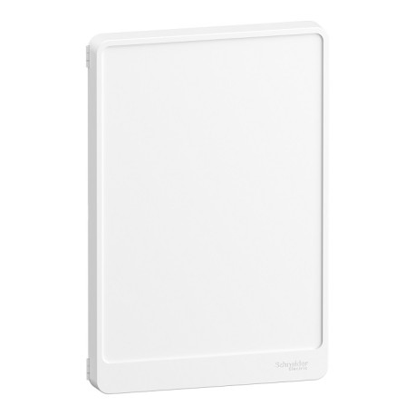 Schneider - Resi9 - Porte Styl blanche - 13 Modules - 2 Rangées - Réf : R9H13422