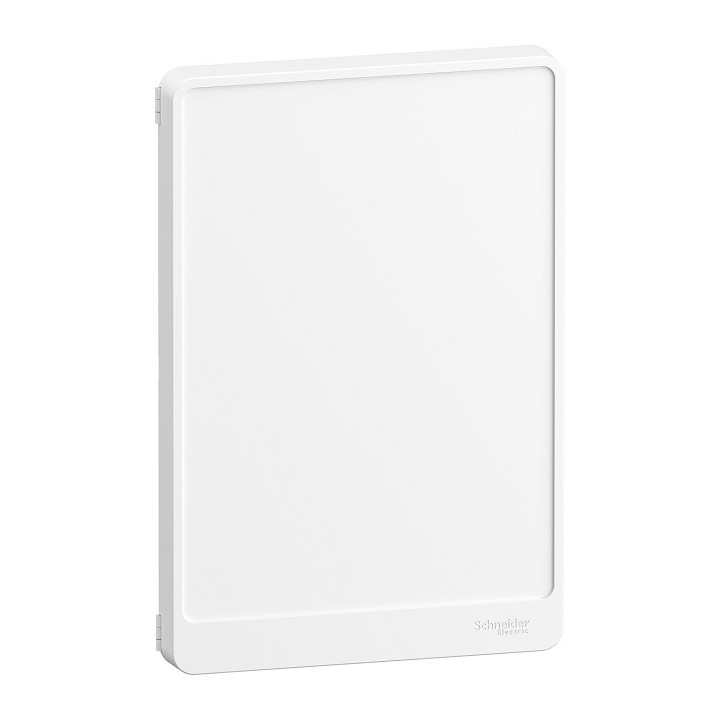 Schneider - Resi9 - Porte Styl blanche - 13 Modules - 2 Rangées - Réf : R9H13422