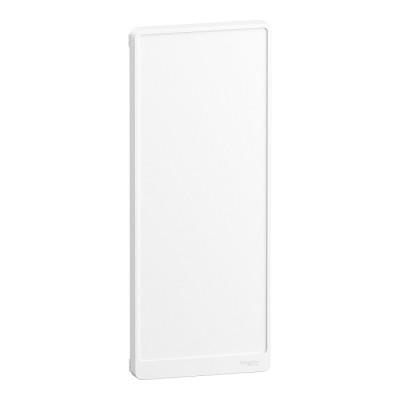 Schneider - Resi9 - Porte Styl blanche - 13 Modules - 4 Rangées - Réf : R9H13424