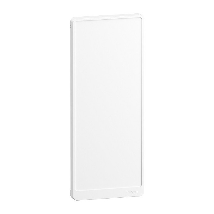 Schneider - Resi9 - Porte Styl blanche - 13 Modules - 4 Rangées - Réf : R9H13424