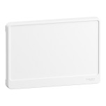 Schneider - Resi9 - Porte Styl blanche - 18 Modules - 1 Rangée - Réf : R9H18421