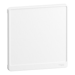Schneider - Resi9 - Porte Styl blanche - 18 Modules - 2 Rangées - Réf : R9H18422