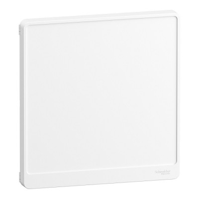 Schneider - Resi9 - Porte Styl blanche - 18 Modules - 2 Rangées - Réf : R9H18422