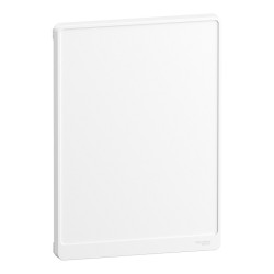 Schneider - Resi9 - Porte Styl blanche - 18 Modules - 3 Rangées - Réf : R9H18423