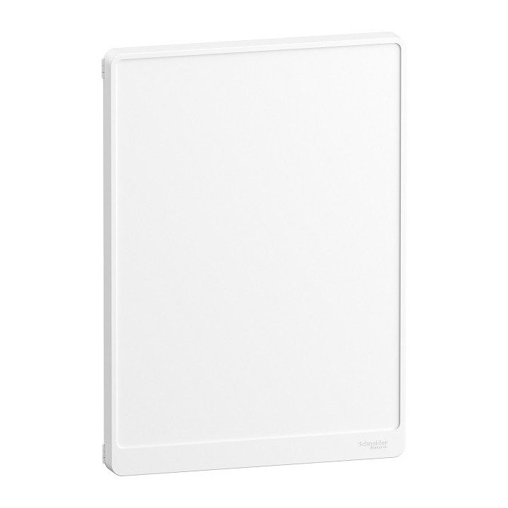 Schneider - Resi9 - Porte Styl blanche - 18 Modules - 3 Rangées - Réf : R9H18423