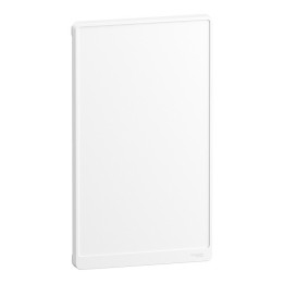 Schneider - Resi9 - Porte Styl blanche - 18 Modules - 4 Rangées - Réf : R9H18424