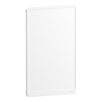 Schneider - Resi9 - Porte Styl blanche - 18 Modules - 4 Rangées - Réf : R9H18424