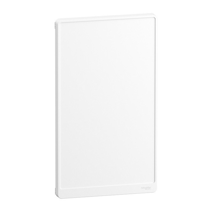 Schneider - Resi9 - Porte Styl blanche - 18 Modules - 4 Rangées - Réf : R9H18424