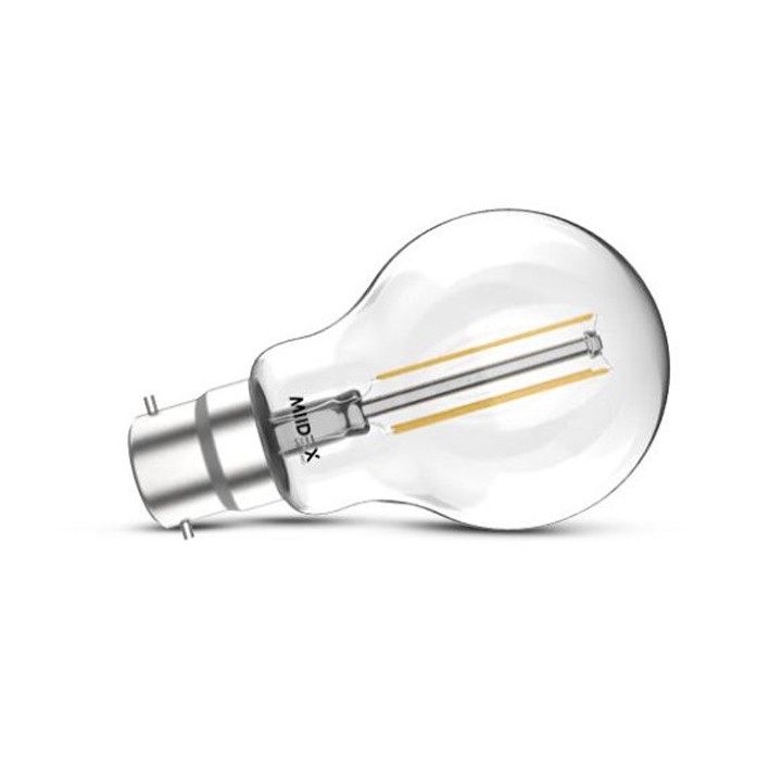 Miidex Lighting - Ampoule LED B22 Filament Bulb 8W 4000K - Réf : 100838