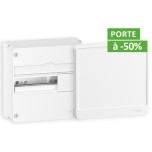 Schneider - Resi9 - coffret 13 Modules - 1 Rangée + Porte incluse à -50% - Réf : R9H13401-P