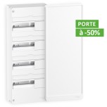 Schneider - Resi9 - coffret 13 Modules - 4 Rangées + Porte incluse à -50% - Réf : R9H13404-P