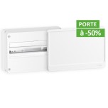 Schneider - Resi9 - coffret 18 Modules - 1 Rangée + Porte incluse à -50% - Réf : R9H18401-P
