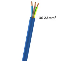 Câble FRN1X6G3 (Rigide) - 3G2.5 mm² - Coupe au mètre - Réf : FRN1X6G3-3G2.5