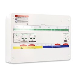 Schneider - Rési9 Energy Center - Coffret PV mono 3 kWc - Onduleur centralisé - 18 modules 1 rangée - Réf : R9HPV118A13