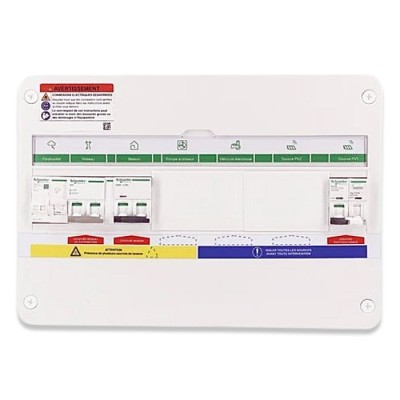Schneider - Rési9 Energy Center - Coffret PV mono 4-6 kWc - Onduleur centralisé - 18 modules 1 rangée - Réf : R9HPV118A16