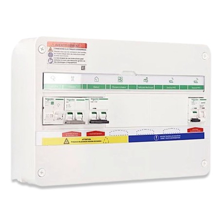 Schneider - Rési9 Energy Center - Coffret PV mono 4-6 kWc - Onduleur centralisé - 18 modules 1 rangée - Réf : R9HPV118A16