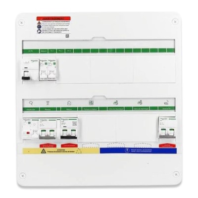 Schneider - Resi9 Energy Center - Coffret PV mono 3 kWc - micro-onduleur/onduleur central - 36 mod - 2 rangées -Réf: R9HPV218A13
