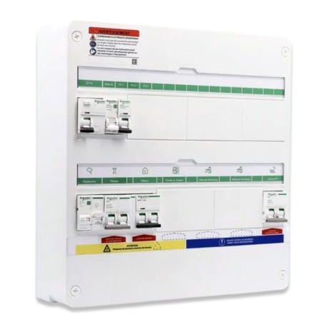 Schneider - Rési9 Energy Center - Coffret PV Mono 4-6 kWc - Onduleur centralisé - 36 modules - 2 rangées - Réf : R9HPV218A16C