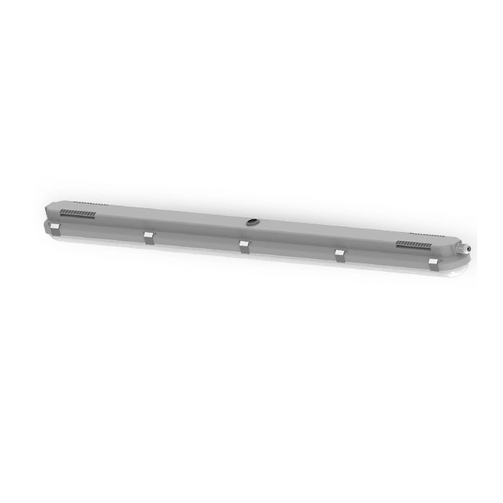 Miidex Lighting - Boitier étanche LED intégrées - Traversant - 4000°k - 30W - IP65 - 1200mm - Réf : 75810
