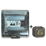 Legrand - Kit recharge véhicule électrique + Compteur énergie + Contacteur + Prise Green'up Access - Réf: 069785L-03-Précablé