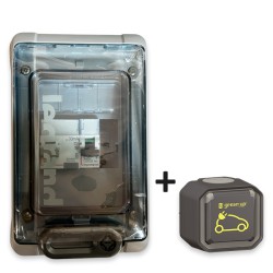 Legrand - Kit recharge pour véhicule électrique + Prise Green'up Access saillie - Réf : 069785L-01-Précablé