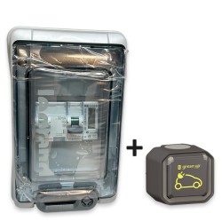 Legrand - Kit recharge pour véhicule électrique + Compteur énergie 45A + Prise Green Up Access saillie -Réf: 069785L-02-Précablé