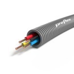PREFLEX - Gaine électrique ICTA préfilée 3G2.5 + 1x1.5 - B/R/VJ + N - D20 - Couronne de 100m - Réf : PFG20E32511502