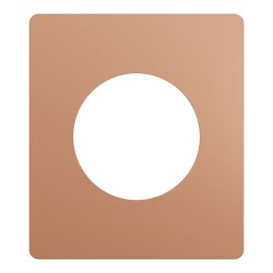 Schneider Odace Architecte - plaque de finition 1 poste - effet Cuivre - Réf : S931802